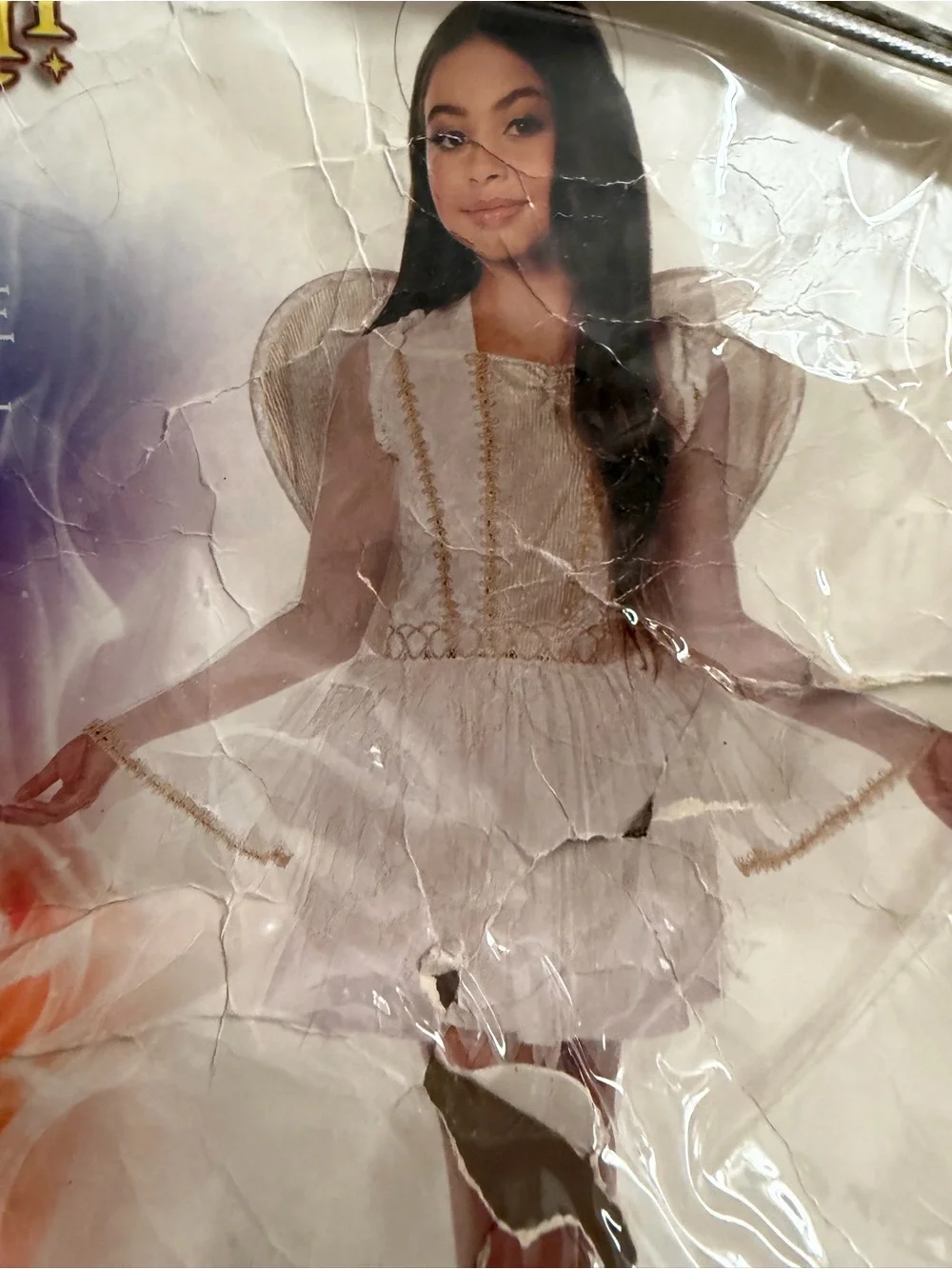 Spirit Divine Angel Costume - White and Gold Trim